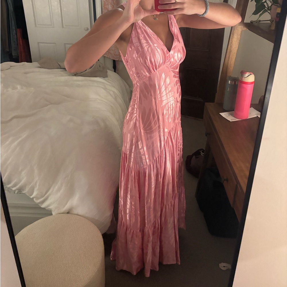 Anthropologie Pink Maxi Dress - Picture 2 of 8